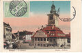 ROMANIA-Brasov-Sfatul-mailed-1927-Vintage-Postcard