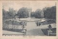 CZECHOSLOVAKIA-Trutnov-Mestsky-park-mailed-1927-Vintage-Postcard