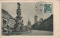 CZECHOSLOVAKIA-Teplitz-Schonau-Schloßplatz-mailed-1927-Vintage-Postcard