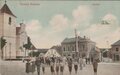 CZECHOSLOVAKIA-Cerveny-Kostelee-Namesti-mailed-1909-Vintage-Postcard