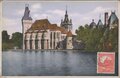 HUNGARY-Budapest-Schloß-Vajda-Hunyad-im-Stadtwaldchen-mailed-1930-Vintage-Postcard