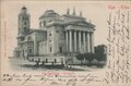 HUNGARY-Eger-Domkirche-mailed-1900-Vintage-Postcard