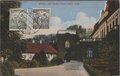 HUNGARY-Gyula-Grot-Almasy-Denes-kastely-kertje-mailed-1928-Vintage-Postcard