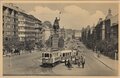 CZECHOSLOVAKIA-Prag-Wenzelplatz-mailed-1942-Vintage-Postcard