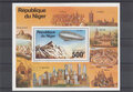 Niger-1976.-Air.-75th-Anniv-of-Zeppelin-Airships-SG-MS-629-USED