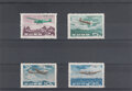 North-Korea-1966.-Industrial-Uses-of-Aircraft-SG-N729-732-MNH