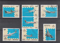 Nicaragua-1986.-Stockholmia-86-Airplanes-SG-2783-2789-USED