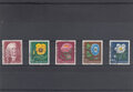 Switzerland-1958.-Childrens-Fund.-Flowers-SG-J172-176-USED