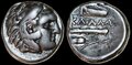 Moesia-Kallatis. 3rd-2nd-centuries-BC.-AR-Hemidrachm-15mm-2.97-g.-Head-of-Herakles