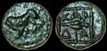 Thrace-Chersonesos-Cardia. Circa-386-309-BC.-Æ-14mm-1.94-g.-Lion