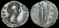 Diva-Faustina-Senior. Died-AD-140-1.-AR-Denarius-18mm-3.06-g.-Rome