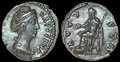 Diva-Faustina-Senior. Died-AD-140-1.-AR-Denarius-18mm-2.89-g.-Rome