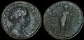 Thrace-Hadrianopolis. Faustina-Junior. Augusta-AD-147-175.-Æ-21mm-6.45-g