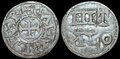 France-Provincial. Poitou. Circa-11th-century.-AR-Denar-22mm-1.11-g.-Melle