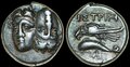 Moesia-Istros. 4th-Century-BC.-AR-Drachm-18mm-5.31-g