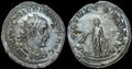 Valerian-I. AD-253-260.-AR-Antoninianus-23mm-4.08-g.-Rome-Apollo