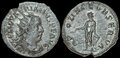 Valerian-I. AD-253-260.-AR-Antoninianus-21mm-3.29-g.-Rome-Apollo