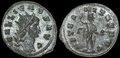 Gallienus. AD-253-268.-Antoninianus-20mm-3.40-g.-Rome-Sol