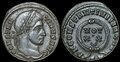 Constantine-I. AD-307-310-337.-Æ-Follis-19mm-2.93-g.-Ticinum-Wreath