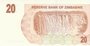 ZIMBABWE P.40 - 20 dollar 2006 UNC_7