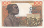 WEST AFRICAN STATES P.101Aa - 100 Francs 1961 XF_7