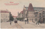 HUNGARY Budapest - Vamhaz-korut a kozponti vasarc., mailed 1909 Vintage Postcard_7