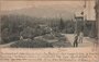 ROMANIA Sinaia - Vedere de pe galeria Castelului Peles, mailed 1909 Vintage Postcard_7