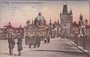 CZECHOSLOVAKIA Prag - Karlsbr. Mit Aldstadter-Bruckenturm, mailed 1922 Vintage Postcard_7